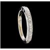 Image 4 : 0.45 ctw Diamond Ring - 18KT White Gold
