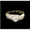 Image 2 : 0.75 ctw Diamond Ring - 14KT Yellow Gold