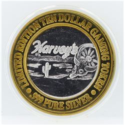 Limited Edition $10 Las Vegas .999 Silver Gaming Token