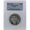 Image 1 : 2003 PCGS MS69 $100 Statue of Liberty American Eagle Platinum Coin