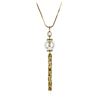 Image 2 : Seashell Pearl/ Tassel Necklace - Gold Plated