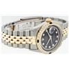 Image 5 : Rolex Two-Tone VVS Diamond and Sapphire DateJust Men's Watch