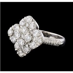 2.12 ctw Diamond Ring - 14KT White Gold