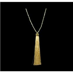 Crystal Tassel Necklace