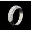 Image 3 : 1.04 ctw Diamond Ring - 14KT White Gold