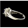 Image 3 : 1.15 ctw Sapphire and Diamond Ring - Platinum