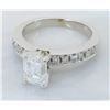 Image 7 : GIA Cert 1.52 ctw Diamond Ring - 14KT White Gold