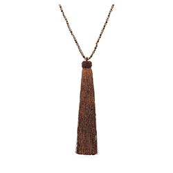 Crystal Tassel Necklace