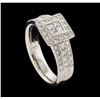 Image 4 : 1.00 ctw Diamond Ring - 14KT White Gold