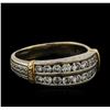 Image 1 : 0.83 ctw Diamond Ring - 14KT White and Yellow Gold