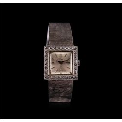 Jules Jurgensen 18KT White Gold 1.00 ctw Diamond Vintage Watch