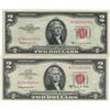 Image 1 : 1953 $2 AU Uncirculated Certificate Currency Lot of 2