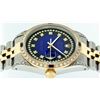 Image 3 : Rolex Two-Tone 1.65 ctw Diamond and Sapphire DateJust Men's Watch