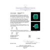 Image 5 : GIA Cert 12.69 ctw Emerald and Diamond Ring - 14KT White Gold