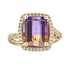 Image 1 : 5.71 ctw Ametrine and Diamond Ring - 14KT Rose Gold