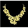 Image 2 : Hand Painted Necklace - Gold Plated