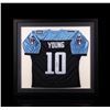 Image 1 : Vince Young Framed Autographed Jersey