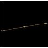 Image 3 : 0.10 ctw Diamond Bracelet - 14KT Yellow Gold