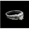 Image 1 : 1.29 ctw Diamond Ring - 18KT White Gold