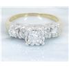 Image 4 : 1.00 ctw Diamond Ring - 14KT Yellow Gold