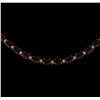 Image 2 : 68.31 ctw Ruby and Diamond Necklace - 14KT Rose Gold