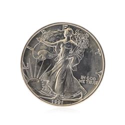 1991 American Silver Eagle Dollar Coin