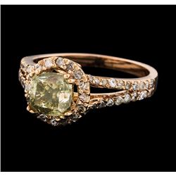 2.43 ctw Diamond Ring - 14KT Rose Gold