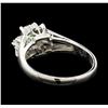 Image 3 : 0.43 ctw Alexandrite and Diamond Ring - Platinum
