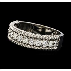 0.61 ctw Diamond Ring - 14KT White Gold