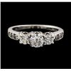 Image 2 : 0.75 ctw Diamond Ring - 14KT White Gold