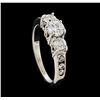 Image 4 : 0.75 ctw Diamond Ring - 14KT White Gold