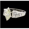 Image 1 : 2.45 ctw Diamond Ring -  Platinum