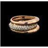 Image 1 : 14KT Two-Tone Gold 0.55 ctw Diamond Ring