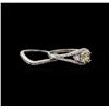 Image 3 : 14KT White Gold 1.32 ctw Diamond Ring and Guard