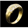 Image 4 : 1.10 ctw Diamond Ring - 18KT Yellow Gold