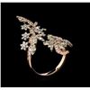 Image 3 : 1.03 ctw Diamond Ring - 14KT Two-Tone Gold