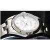 Image 2 : Rolex SS Silver Roman With Square Track Oyster Band DateJust Ladies Watch