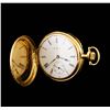 Image 1 : Elgin 14KT Yellow Gold Full Hunter Antique Pocketwatch