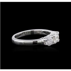 14KT White Gold 0.73 ctw Diamond Ring