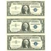 Image 1 : $1 XF/AV Silver Certificate Currency Lot of 3