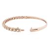 Image 3 : 14KT Rose Gold 1.70 ctw Diamond Bangle Bracelet