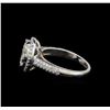 Image 3 : 14KT White Gold 1.35 ctw Diamond Ring