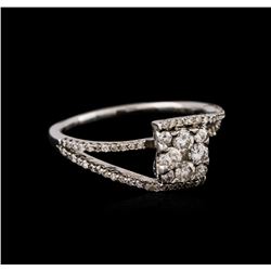 14KT White Gold 0.53 ctw Diamond Ring