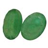 Image 1 : 6.98 ctw Oval Mixed Emeralds Parcel