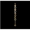 Image 1 : 0.71 ctw Diamond Bracelet - 14KT Tri Color Gold