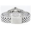 Image 3 : Rolex Stainless Steel Black Index Pyramid Diamond DateJust Men's Watch