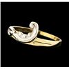 Image 1 : 14KT Two Tone High Polish Ring