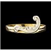 Image 2 : 14KT Two Tone High Polish Ring