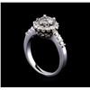 Image 4 : 1.10 ctw Diamond Ring - 14KT White Gold