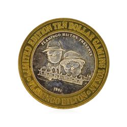 Limited Edition $10 Las Vegas .999 Silver Gaming Token